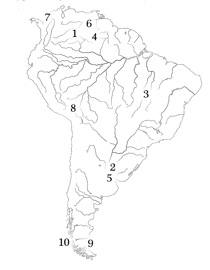 Карта ю. Реки Южной Америки на карте. Реки Южной Америки на контурной карте. Реки и озера Южной Америки на контурной карте 7 класс. Реки и озера Южной Америки на карте.