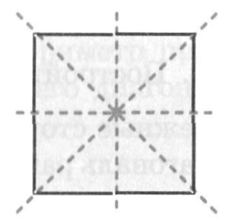 Ось симметрии квадрата